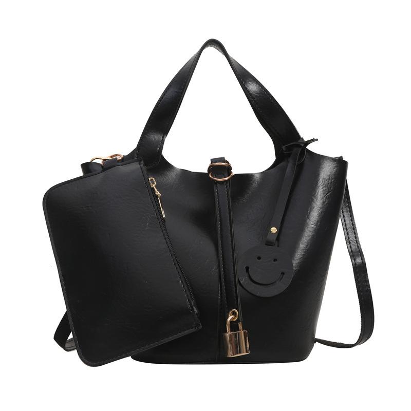 

Maillard retro portable vegetable basket bag women s 2024 new trendy fashion bucket bag texture versatile messenger bag чёрный