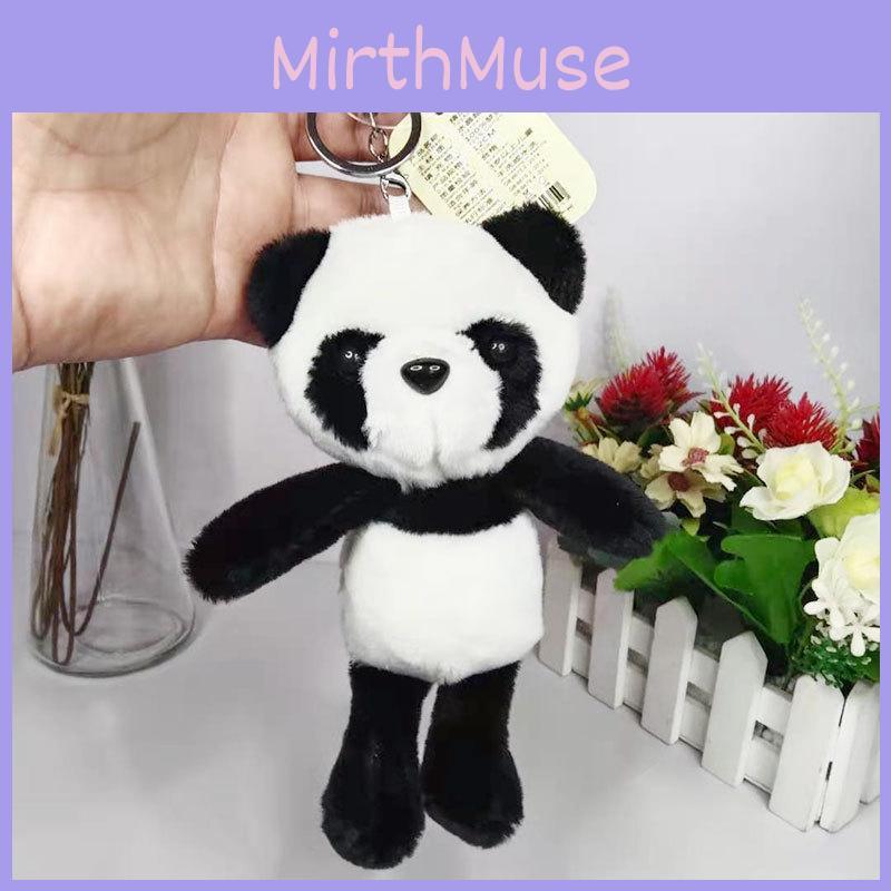 Stuffed Panda Delightful Toy Keychain Ultra Soft 18cm Creative Backpack Accessory