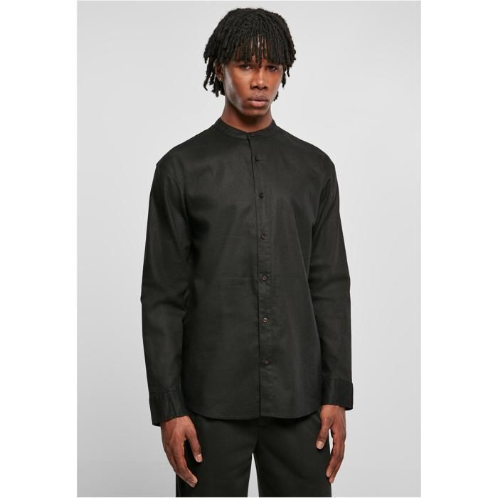 Chemise col montant coton Urban Classics