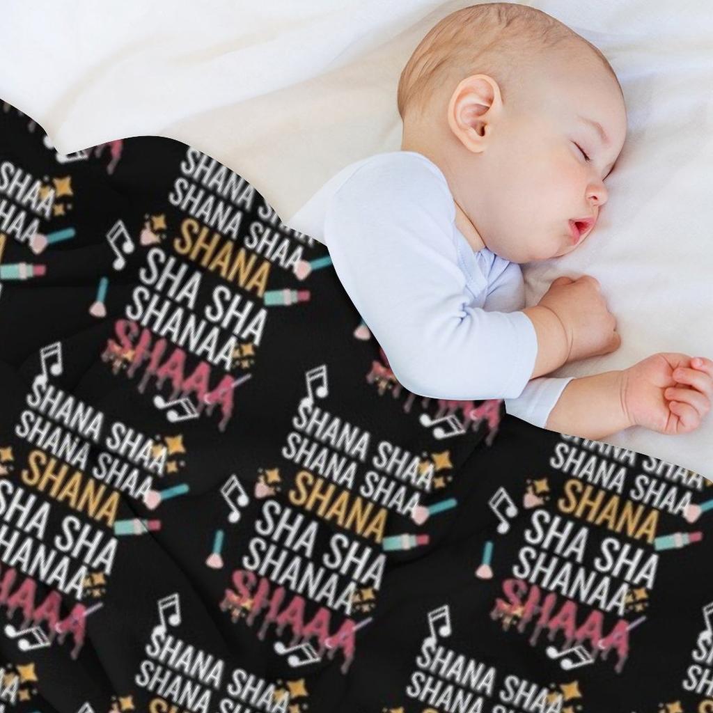 Bailey Sarian Merch Shana Sha Shana Sha- Bailey Sarian Theme Song Design Throw Blanket Cosplay Anime Decorative Throw Blankets