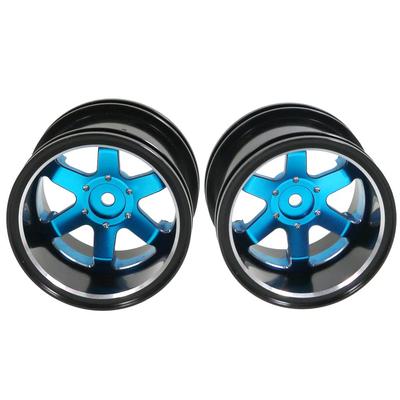 1.9x1.7 Inch 6-spoke Wheels for WR-02CB & GF-01CB (2) [Eagle Model] [#WR02-CB-6S-U] (LB)