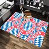 1Pc Football Team Cartoon Print Carpet High Quality Comfortable for All Seasons, Home Decor
