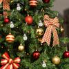 24pcs Miniature Balls Decor Christmas Tree Hanging Pendant Lightweight Festive Nament For Holiday Home Garden Party Decoration