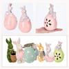 KADAX Easter Bunny Figurine On Egg Ceramic