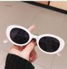 Vintage Oval Sunglasses for Women Trendy Punk Style Frame Shades Luxury Designer Fashion UV400 Protection Eyewear
