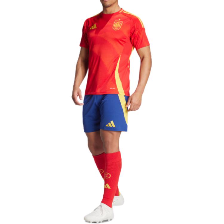 adidas Spain 24 Home Shorts Soccer Bottom Fan Edition, Spain Team, Home Men's Victory Blue IW8150