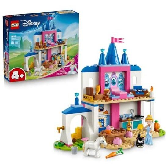 LEGO Disney Princess Cinderella Castle Animal Friends Toy Educational Block Birthday Gift Boys Girls Children 4 Years Old 5 6 Goods Animals Creatures