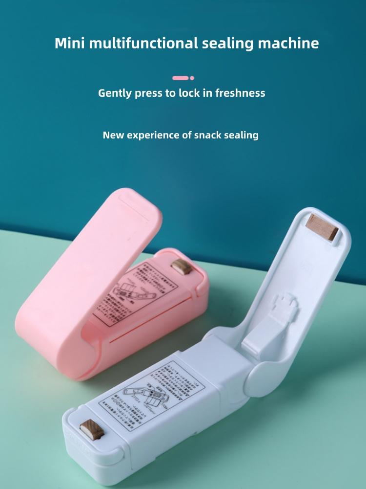 Mini mașină de etanșare a pungilor termice Pachetul de etanșare Pungi de etanșare din plastic termic Închidere a pungilor pentru alimente Dispozitiv de etanșare portabil Ambalaje de alimente Dispozitiv de etanșare termică