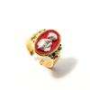 Anello delle Anime Anelli Regolabili Pietra Preziosa Cloranzia Metallo Anello di Crisantemo per Donne Uomini Gioielli Cosplay Accessori Regalo