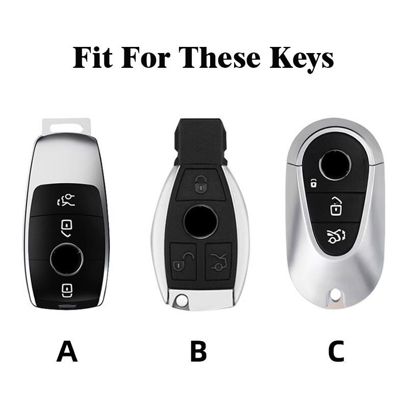 Car Key Case Cover Keychain For Mercedes Benz C S Class W206 W223 S350 C260 C300 S400 S450 S500 Key Shell Protector