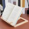 Suporte de Livro de Madeira Estante Ergonômica para Leitura de Laptops Tablets Suporte Ajustável para Aprendizagem Infantil