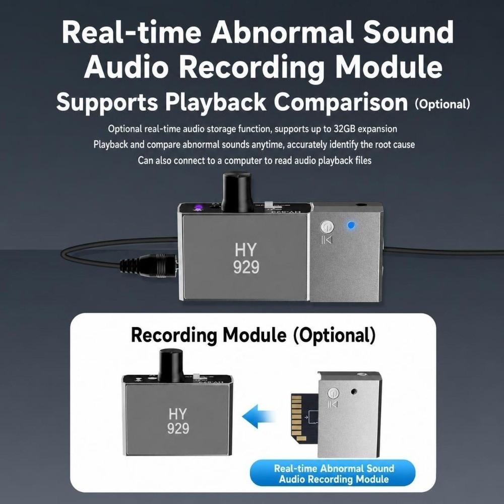 Detector de Fugas de Tubería Recolector de Sonido Herramienta de Detección de Fugas de Doble Sonda Para Tubería de Agua de Pared