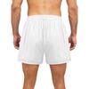 Mens Waterproof Swim Trunks Pockets Color Blocking Stripes Elastic Waistband Athletic Bottoms