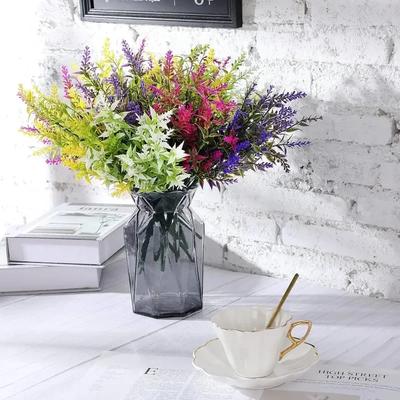 1-10PCS Lavender Artificial Flowers Faux Plants Greenery Wedding Celebration Home Decor Accessories Ornaments Arrangements