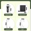 Outdoor Foldable Aluminum Alloy Tactical Lamp Stand for Camping