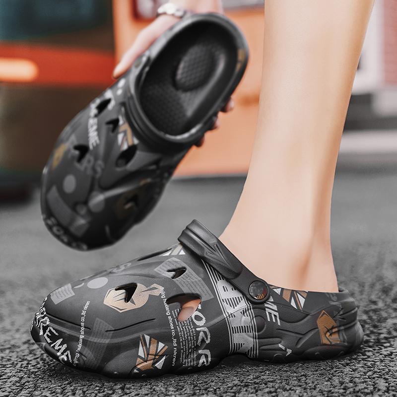 2024 Factory Cheap EVA Men's Clogs Shoes Lightweight Wholesale Plastic Clog Men Beach Working Sandals With Men Clogs&Mules