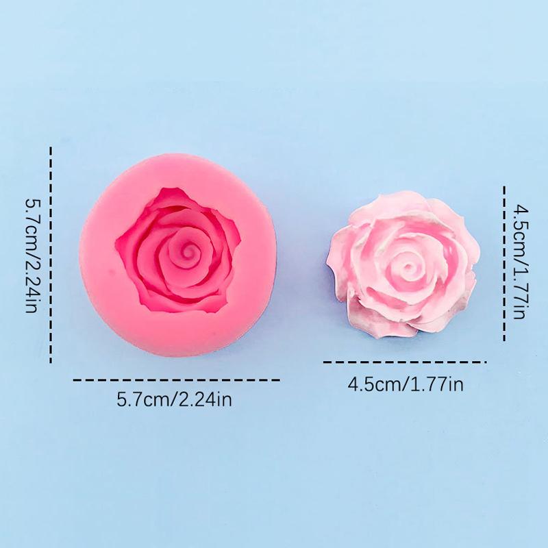 Random Color 3D Handmade DIY Silicone Mold Soap Mold Fondant Cake Decorating Tools Soap Making