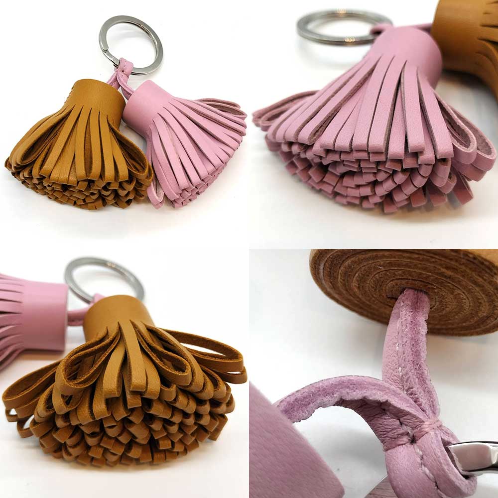 Used HERMES Carmencharm Leather Women