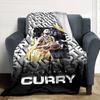 Golden State Warriors Blanket Comfortable Suitable for Chair Bedding Picnics Four Seasons Multipurpose Modern Style