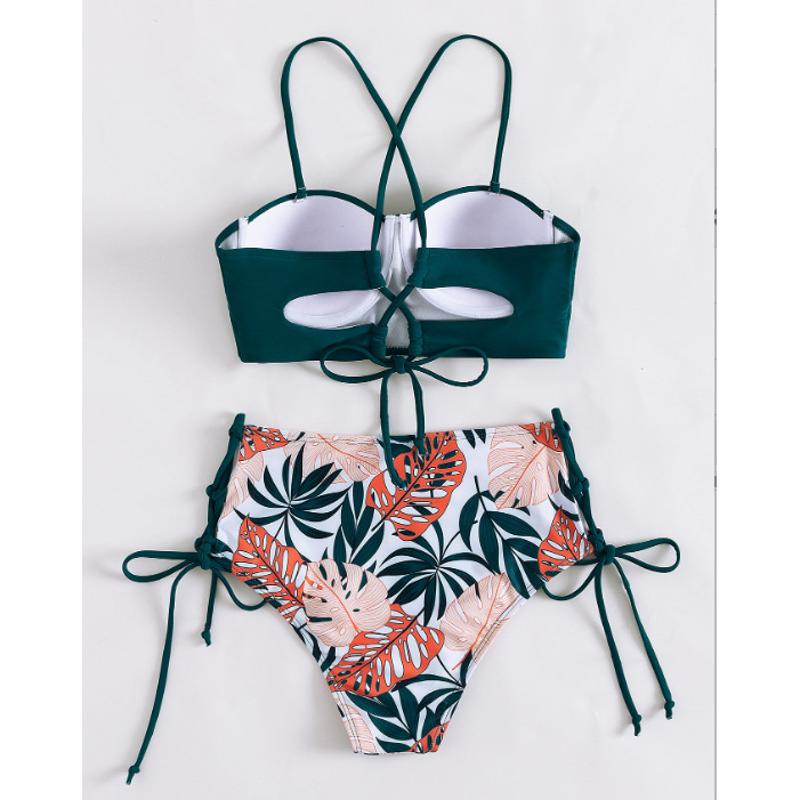 Ženy Bikiny Sexy plavky s vysokým pasem Plážové plavky Dámské letní plavky