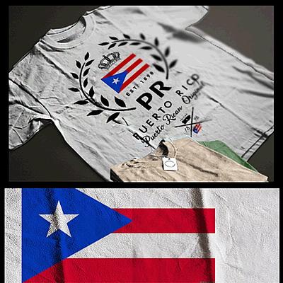 Puerto Rico T-shirt The Bronx NYC Puerto Rican Flag Boricua Taino Crown Tee