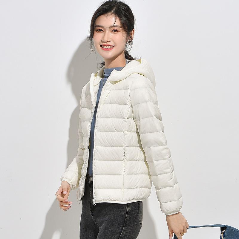 Elegant Thin Section Down Jacket Women's Lightweight Lightweight Light Outdoor Short Section Fall and Winter Jacket Comfortable Personalized Clothes