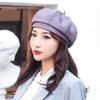 Béret en cuir PU Automne/Hiver ZHENYUEQI