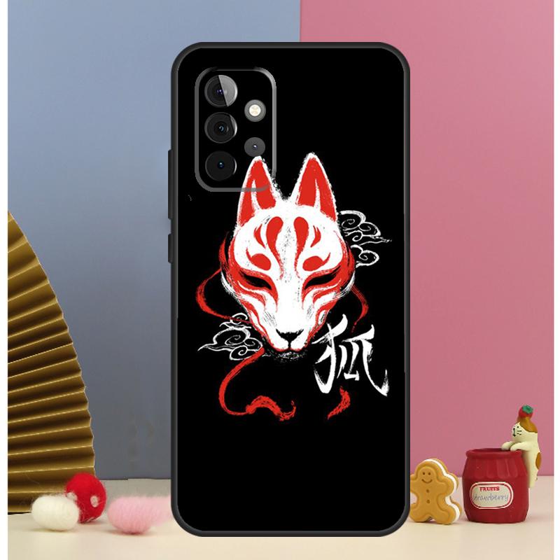 Japanese Style Anime Fox Case For Samsung Galaxy A52 A72 A13 A33 A53 A14 A24 A34 A54 A15 A25 A51 A71 A12 A32 Cover