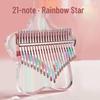 Kalimba Thumb Piano - Transparent Crystal with 21 Keys, Perfect for Children and Beginners