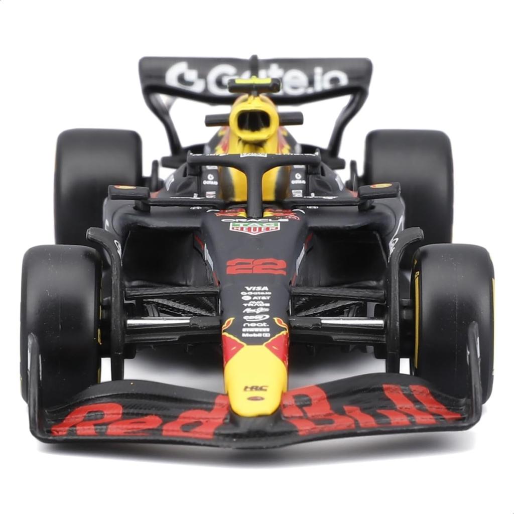 Bburago 2025 Model F1 Oracle Red Bull Racing RB21 Yuki Tsunoda Race Sports Car Miniature Diecast Car Finished Product 1/43 #22 / 18-38233 (#22)