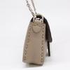 FENDI 8BS017 Selleria Mini Bucket 2-Way Chain Shoulder Bag Handbag Taupe/SVHardwareUsed