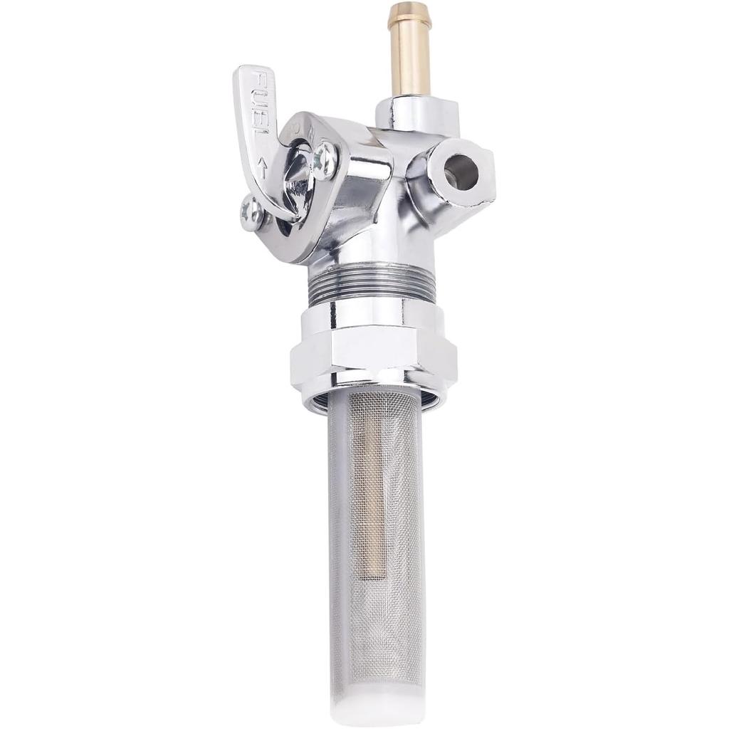 AHL Vertical Inlet Gas Tank Fuel Petcock Shut Off Valve Switch 62167-81 Compatible with Sportster 1200 XLH1200 1988-2003, 883 Custom XL883C