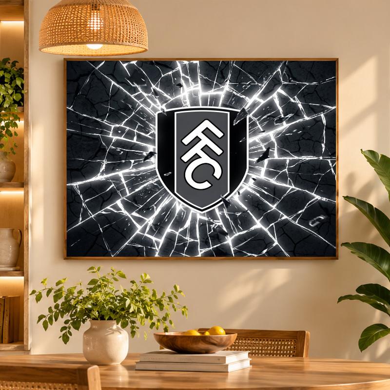 5D Diamond Painting Fulham Football DIY Full Drill Diamond Art Kit Home Decoration