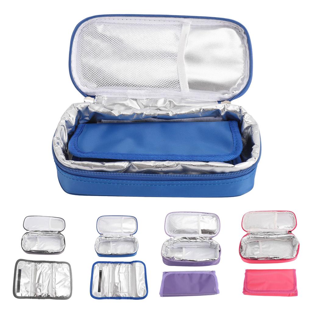 Insulin Kjøleveske Oxford Stoff Bærbar Håndholdt Design Diabetiker Medisinvæske for Reise