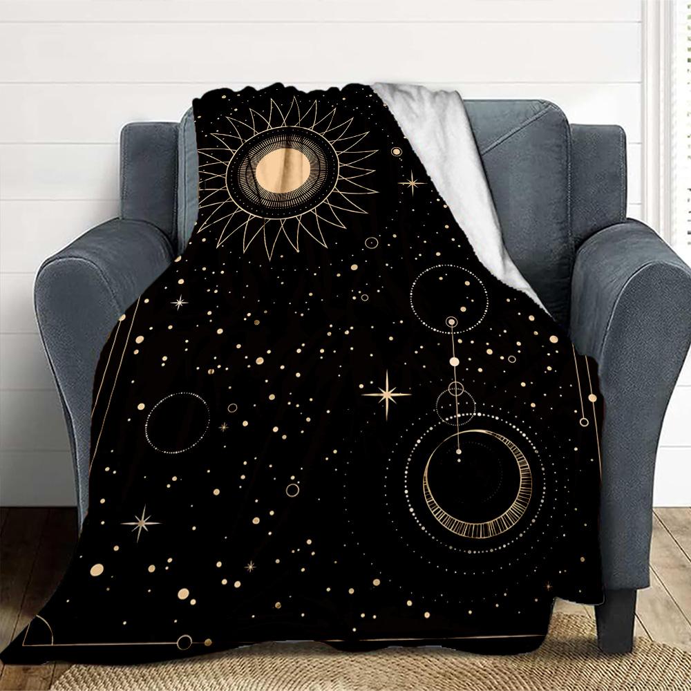 Cosmic Art Flannel Blanket Throw Blanket Soft Warm Sofa Bed Camping Car Home Decor Unique Christmas Gift C9301285