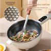 OIMG Stainless Steel Electric Stir-Fry Wok with Steamer