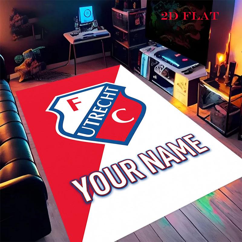 Custom Fc Utrecht Carpet Rug for Living Room Bedroom Home Sofa Decoration,Kids play Nonslip Floor Mat
