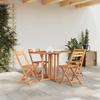 VidaXL Folding Garden Table Butterfly 120x70x75 Cm Solid Teak Wood