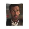 House MD Dr Gregory House Throw Blanket for Couch  Fuzzy Soft Plush Blanket 50x60 Inches Multi-size Bedspreads for All Seasons