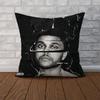 Federa Cuscino Singer The Weeknd Per Auto Divano Decorativa Casa Stampa Double-sided Peluche Quadrato Cuscino Decorativo Copricuscino