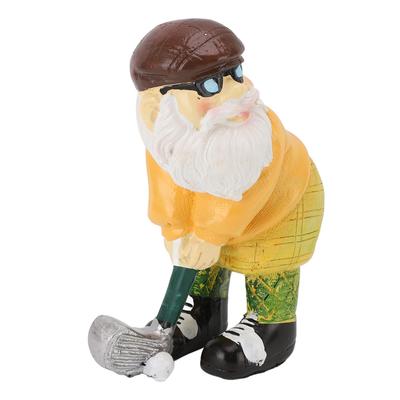 Garden Gnome Ornament Cute Vintage Resin Gnome Statue for Outdoor Yard Decoration