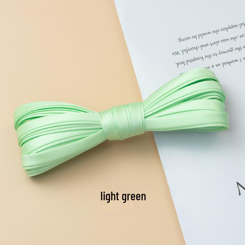 Hengmeihe Cheongsam 1cm Piping Trim: Four-Fold Non-Iron Imitation Silk Hemming Ribbon