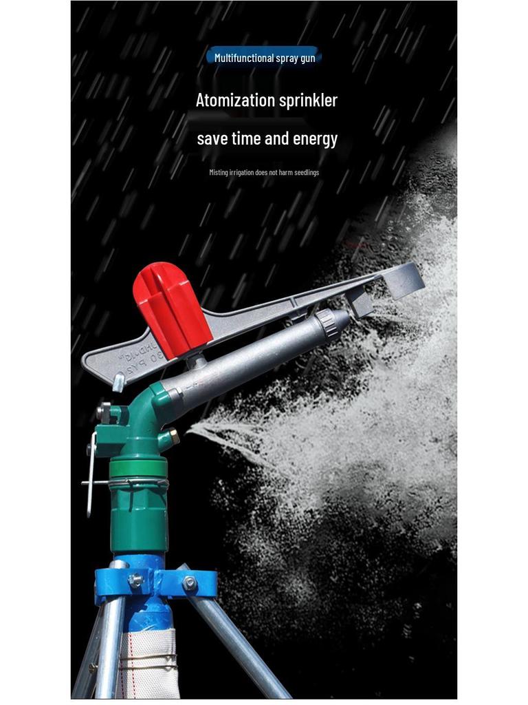 360° Rotating Agricultural Garden Sprinkler for Farmland Irrigation and Atomization