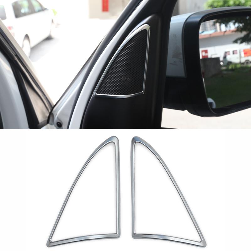 

Car A-pillar Speaker Loudspeaker Horn Decoration Cover Trim Sticker For Land Rover Discovery 4 2010-2016 Interior Accessories