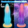 Luminous Silicone Octopus Phallus Super Large Anal Plug Self-Stimulator for Women