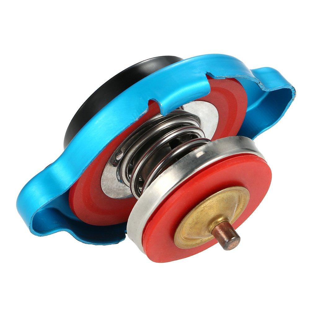 Radiator Cap,0.9 Bar Thermostat Radiator Cap Cover with Temperature for Duangu Truck Forklift Trailer