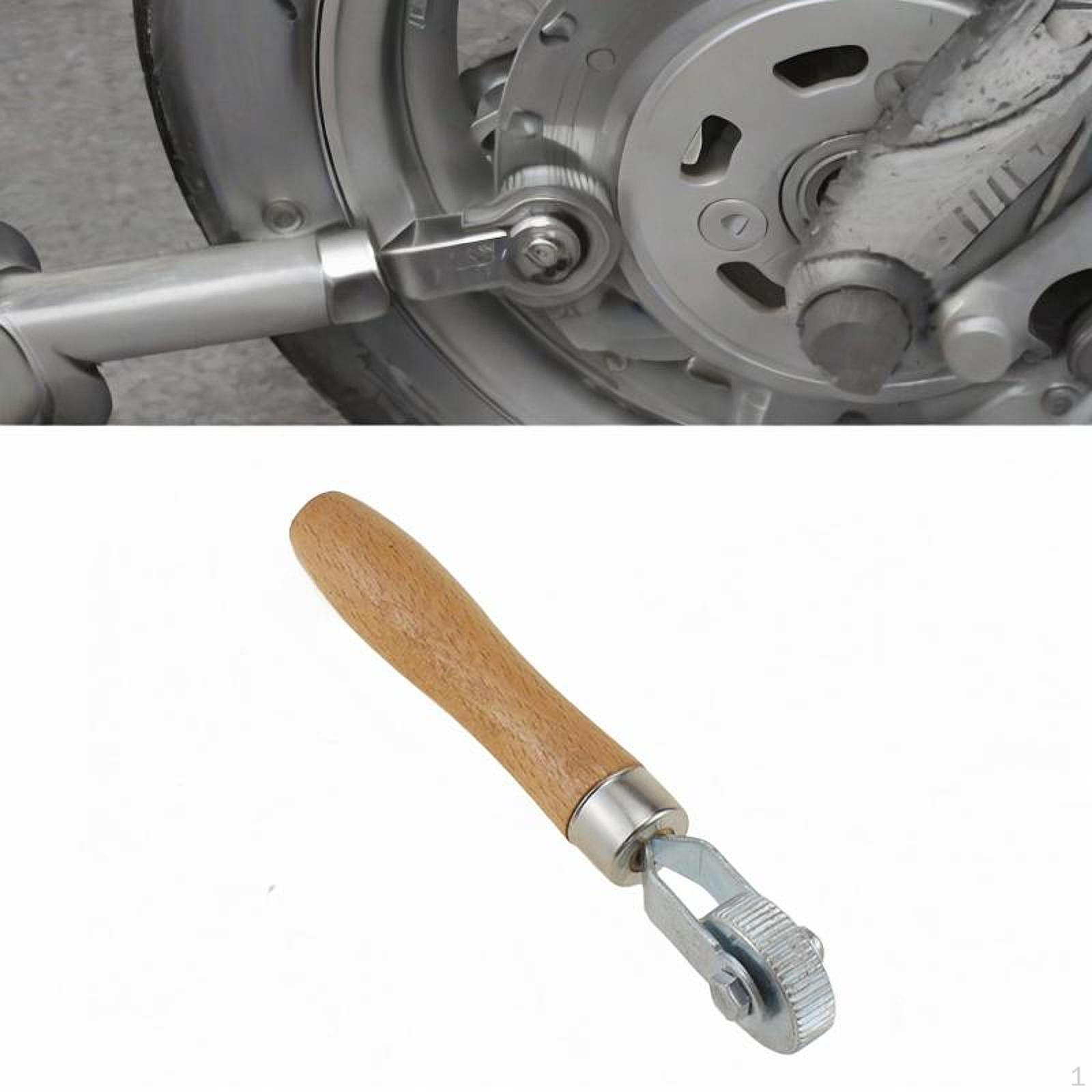 

Инструмент для ремонта автомобильных шин для проколов, вращающееся колесо с деревянной ручкой 1.2cm