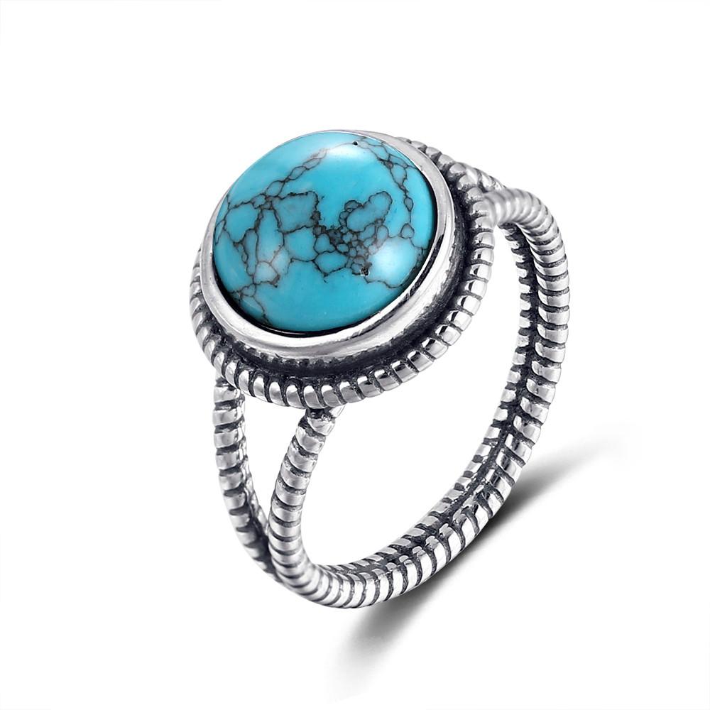 S925 Sterling Silver Rings 10MM Round Women Natural Moonstone Wedding Jewelry Hollow Design Fashion Ring Wholesale Jewelri