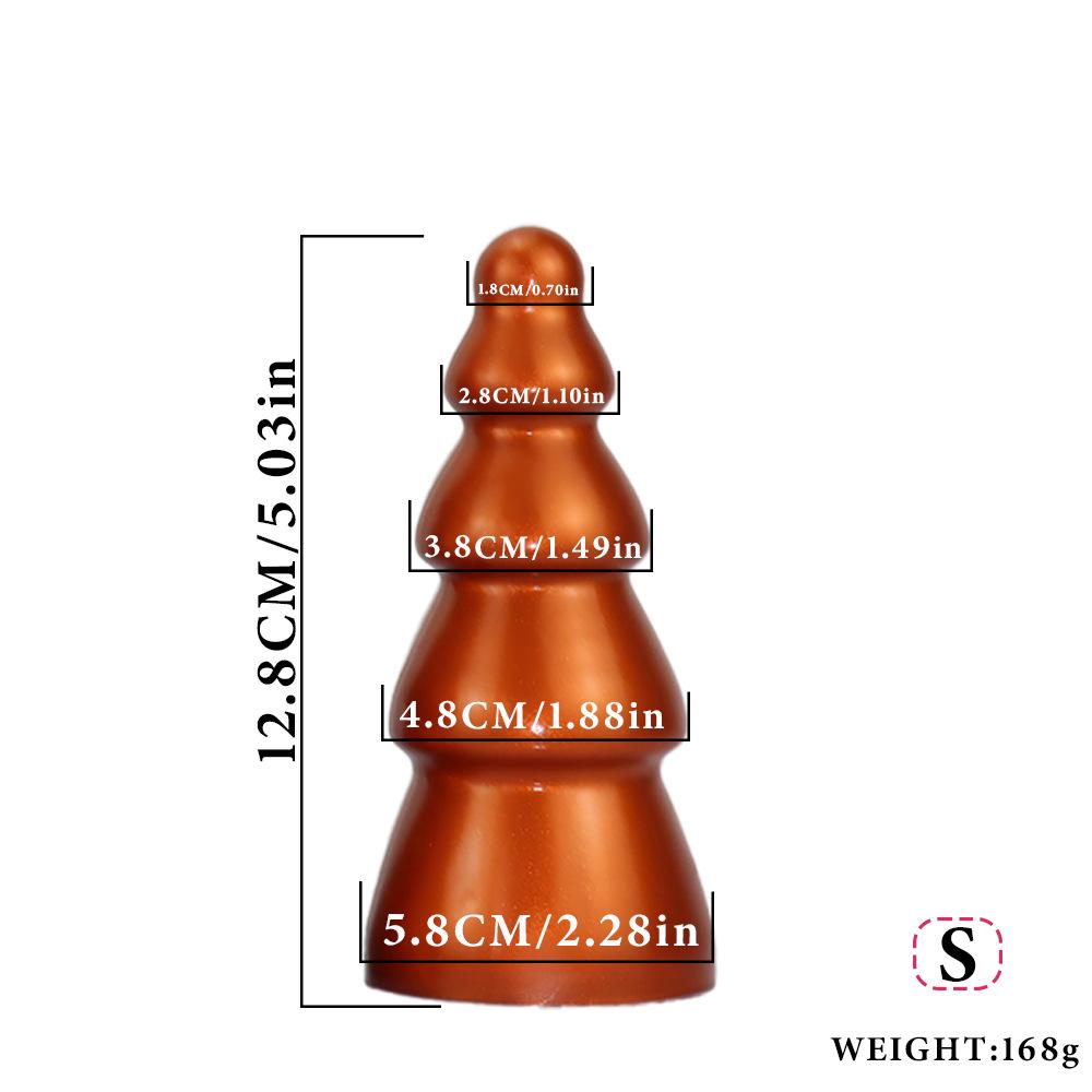 10cm Gradual Anal Plug Set - Ultra-Soft Liquid Silicone Butt Plugs for Beginners, Women's Anal Sex Toy