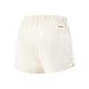 Li-Ning Comfortable Simple Versatile Casual Letter Lace-Up Sports Shorts Women shorts Off-White AKSV412-6